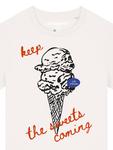 Футболка wat? Apparel T-Shirt Ice cream, белый - фото 3