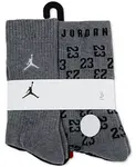 Детские носки Monogram Essential Crew, 6 пар, размер 7-11 Jordan, мультиколор - фото 3