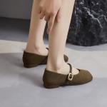 Туфли Мэри Джейн женские Gemeiq, бежевый - фото 14