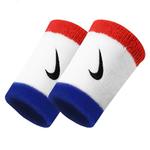 Nike Спортивный длинный напульсник дышащий защитный черно-белый Swoosh Sports - фото 3