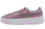 Кроссовки PUMA Sneakers Suede Platform Dots Jr 'Purple' Women's - фото