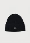 Шапка Maison Kitsuné BABY FOX BEANIE, Black - фото