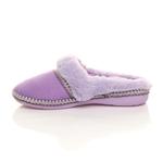 Тапочки на плоском каблуке AJVANI, фиолетовый - фото 3