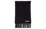 Шарф с логотипом Acne Studios, черный - фото