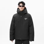 Пуховик Unisex с капюшоном утепленный Reebok, айвори белый - фото 6