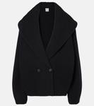 Кардиган из смесовой шерсти Toteme, черный - фото