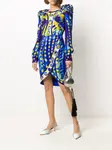 Платье Matador с принтом Moschino, синий - фото 2