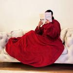 Одеяло Zollner 00000048, 170x1x200 см цвет burgunderrot - фото 2