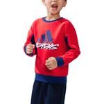 Детский свитшот Adidas, красный - фото 4