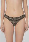Трусы Tezenis Thong, Black/Mottled Black - фото