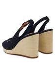 Эспадрильи Flag High Wedge Espad Slingback FW0FW08597 Tommy Hilfiger, синий - фото 3