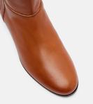 Кожаные высокие сапоги до колена Veronica Beard, Caramel - фото 5