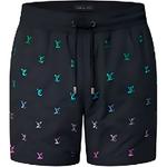 Lv Blason Gradient вышитые шорты LOUIS VUITTON, синий - фото 3