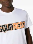 Хлопковая футболка с логотипом DSQUARED2, белый - фото 5