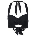 Верх бикини Seafolly Women's Collective Twist Soft Cup Halter, черный - фото