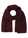 Шарф TATUUM, бордо - фото