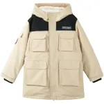 Детская пуховая куртка с капюшоном, неотстегивающимся, Moderate Skechers, черный - фото 2