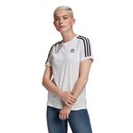 Футболка adidas Originals 3 Stripes, белый - фото
