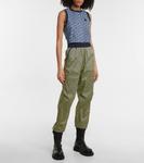 Топ с принтом Moncler Grenoble, синий - фото 2