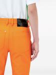 JW Anderson кожаные брюки bootcut, оранжевый - фото 6