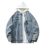 Джинсовая куртка унисекс LIVINGTOWN, Черный - фото 4