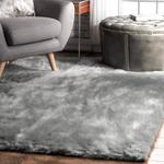 Ковер nuLOOM, 153 x 153 см, Cloud Shag, Grey - фото