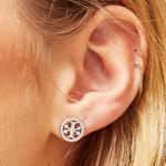 Серьги с шипами Miller TORY BURCH - фото 4