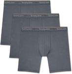 Боксеры Tommy John Ultra Soft Flex 6" Boxer Brief 3-Pack, цвет Turbulence - фото