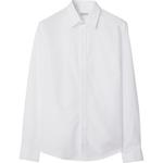 Хлопковая рубашка Burberry, белый - фото 3