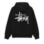 Худи Stussy Basic Logo Zip Up Hoodie, черный - фото 2