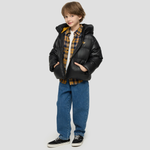 Детская пуховая куртка GAP, черный - фото 6