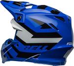 Шлем BELL Moto-9S Flex (Banshee Gloss Blue/White - Large) - фото 5