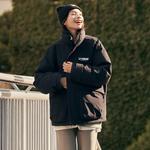 LINING Пуховик унисекс черный, Black - фото 7