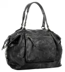 Шопер X-Zone, натуральная кожа, производство Италия, черный - фото 3