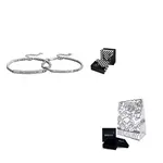 Титановый стальной браслет унисекс FireMonkey, 2 Pack (Checkerboard Box) - фото