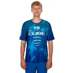 Джерси эндуро с коротким рукавом Cube Actionteam, синий - фото
