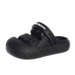 Нескользящие и дышащие шлепанцы для детей BOBDOG, черный - фото