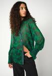 Блуза HEYANNO Button-down blouse, Garden Green/Green - фото 2