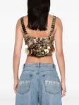 Декорированный укороченный топ Rabanne, золотистый - фото 4