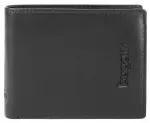Кошелек bugatti "VERTICE", натуральная кожа, черный - фото