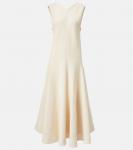 Платье макси Мелли букле Khaite, Natural - фото