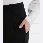 Брюки свободного кроя Patrizia Pepe, черный - фото 4