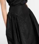 Тафтяная юбка миди Simone Rocha, черный - фото 4