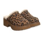 Сабо Bearpaw Marnie Platform Clog, Black/Brown Leopard Print - фото 8