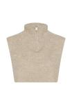 Топ Kaffe ZIPPER NECK, Moonlight Melange/Mottled Beige - фото 2