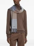 Кашемировый шарф Zegna, синий - фото 3