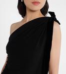 Асимметрильное мини-платье с одним плечом Nina Ricci, Black - фото 4