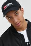 Хлопковая бейсболка Diesel, черный - фото 5