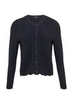Вязаный кардиган COMMA, темно-синий - фото