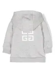 Худи на молнии с логотипом Givenchy Kids, серый - фото 2